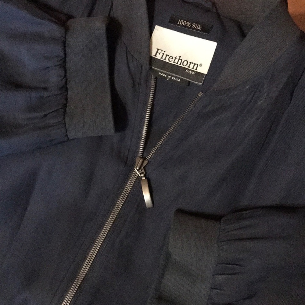 💕100% Silk Firethorn brand windbreaker